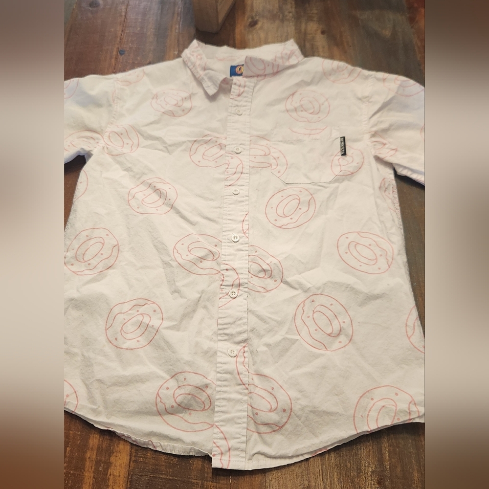 Mens Simpsons Button Down Shirt
